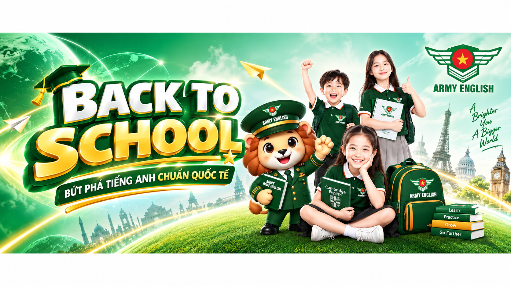 Back to School – Bứt phá tiếng Anh chuẩn quốc tế cùng Army English